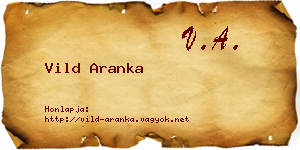 Vild Aranka névjegykártya
